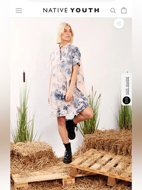 Native Youth Tie Dye Dress